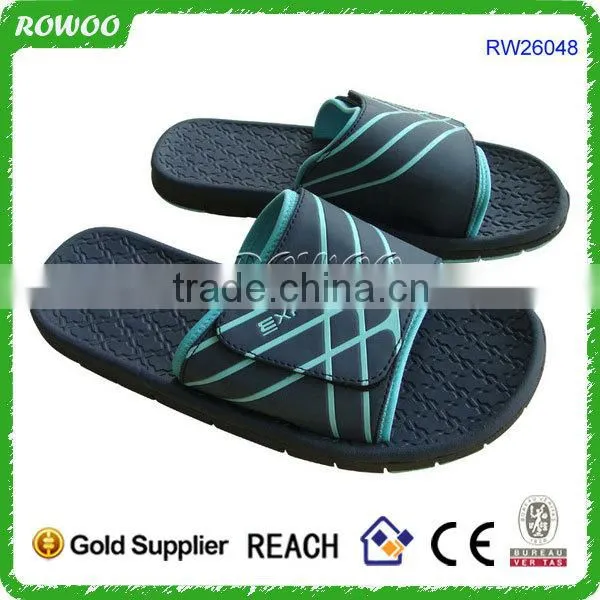 customize very cheap sexy men sandal slippers pu