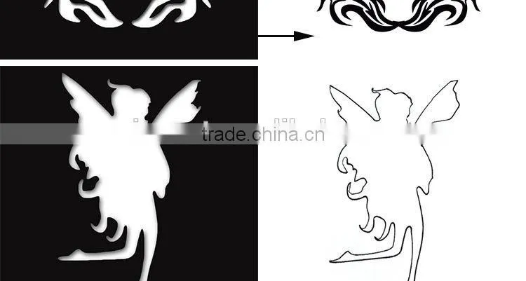 PP Material Dinosaur Shape Stencil