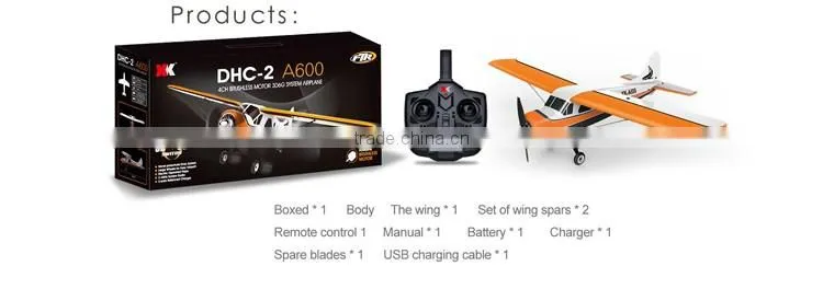 Long control distance! 2.4Ghz 4-channel rc airplane simulator, RTF radio controlled glider plane with brushless motor
