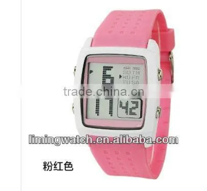 hot sell lady silicon watch for resale