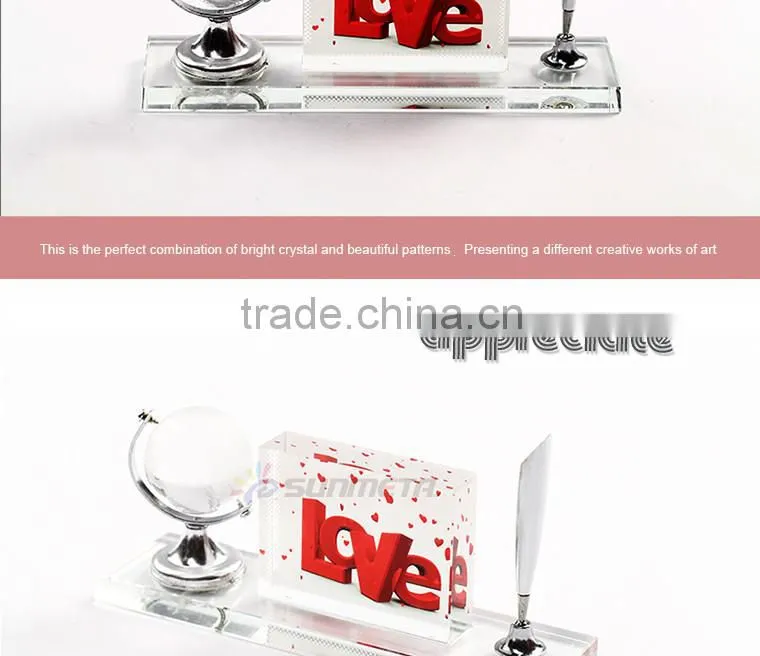 Sunmeta directly sublimation decoration photo crystal, crystal globe for christmas gifts BSJ-23