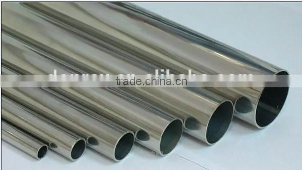 stair railing stainless steel slotted tube for 16mm glass