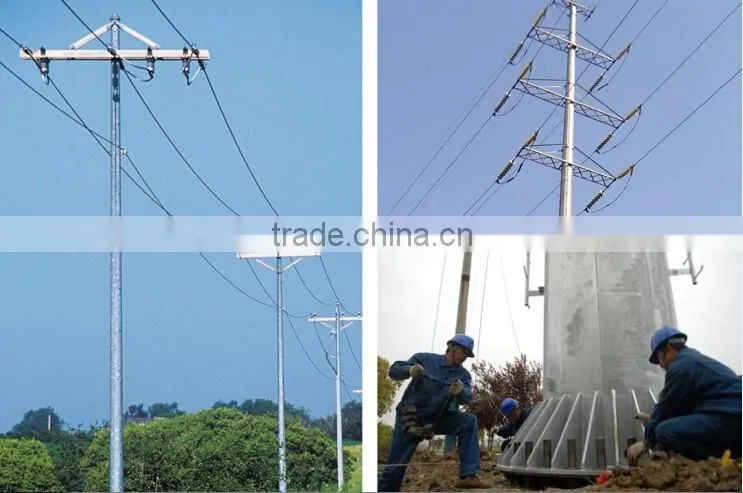 Jiayao 220kv Angular Electric Distribution Power transmission tower