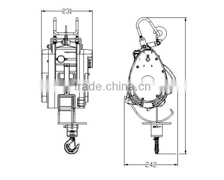 new premium Power Hoist 180kg 1200W
