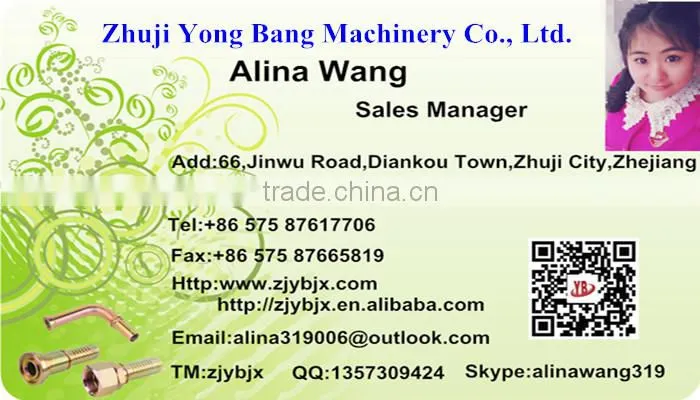 hydraulic hose crimping machine for hydraulic hose fitting