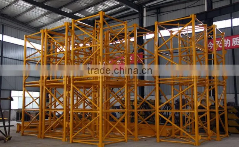 Construction crane machinery and parts on sale promtion,10 tons construction QTZ160 tower crane, traveling tower crane price
