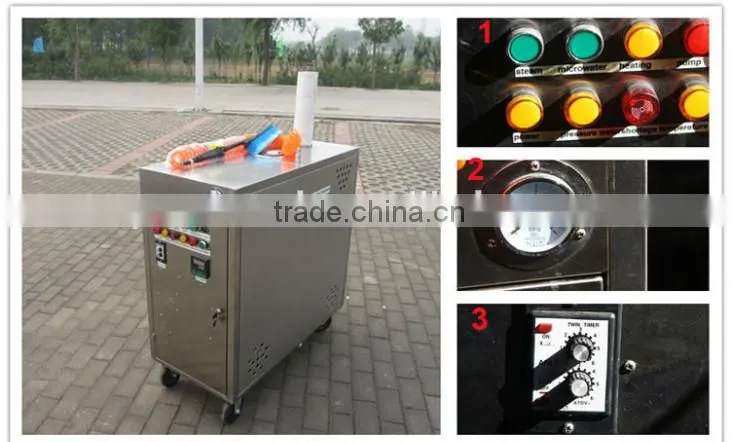 Industrial steam cleaner, hot steam pressure washer