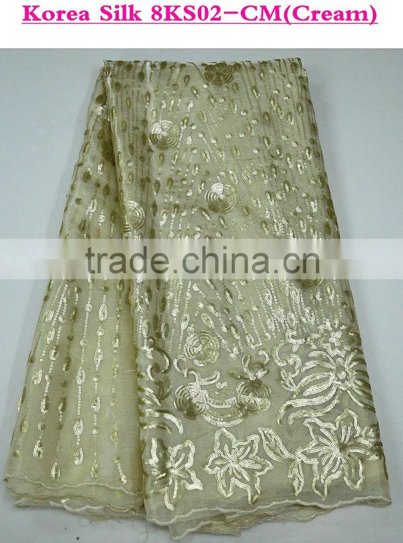 2015 fashion shtyle washable silk fabric heavy silk fabric pink silk brocade fabric for party dress