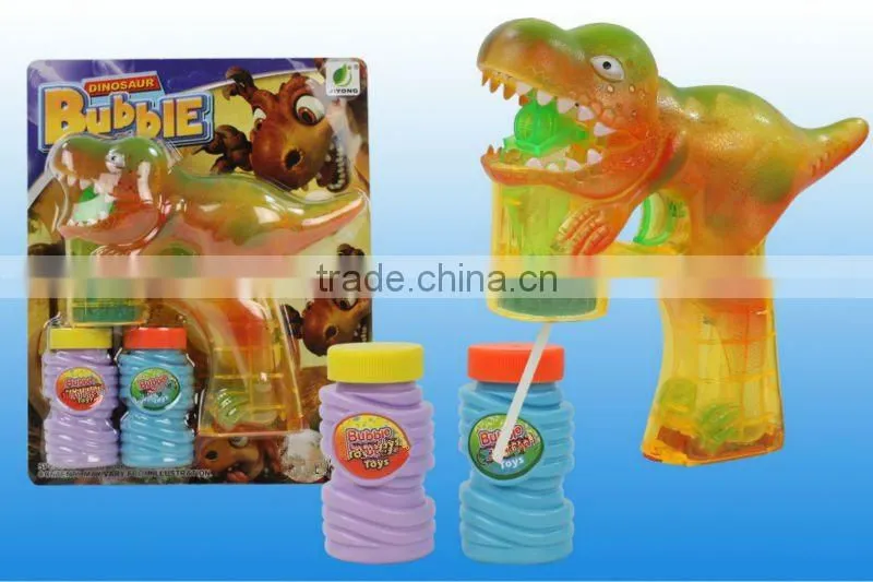 dinosaur model Plastic Bubble Gun For Kids