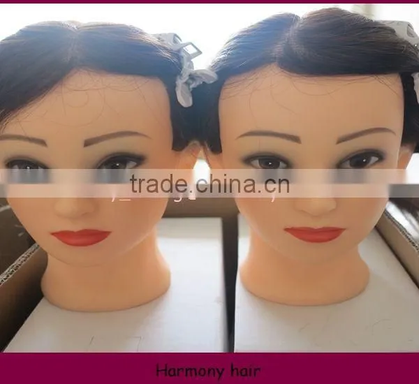 Hot selling Stock black mannequin heads with hair