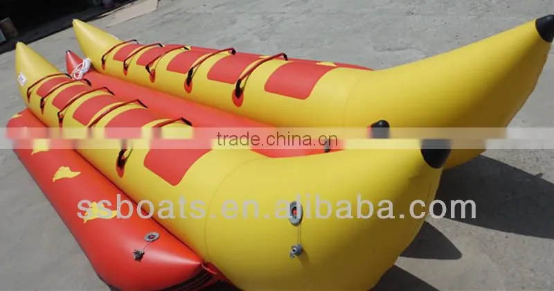 hot salel 8 person catamaran inflatable banana boat