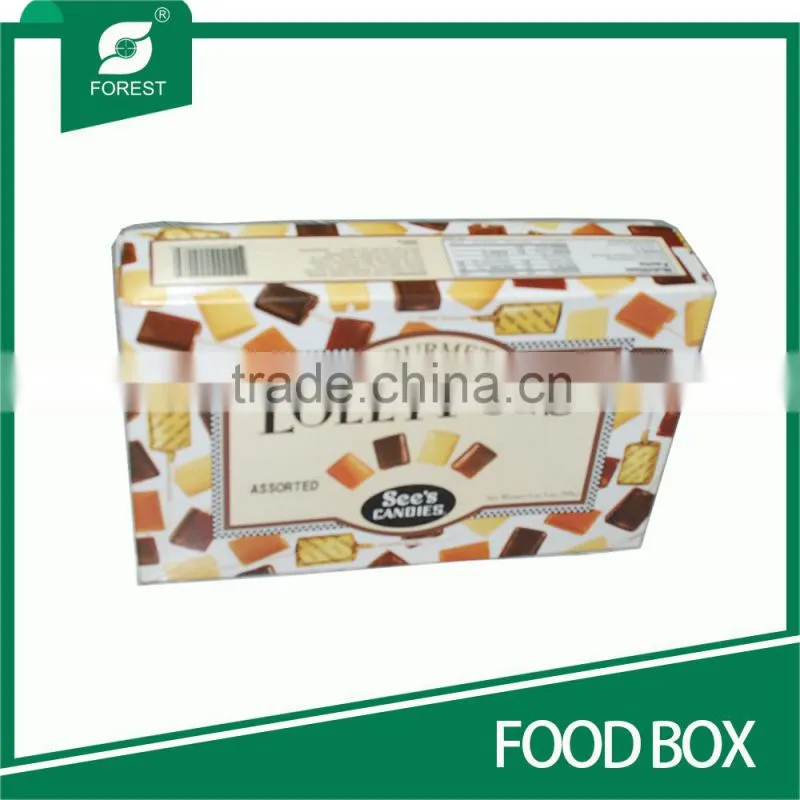 IVORY CARDBOARD PAPER FOOD BOX FOR SNACKS