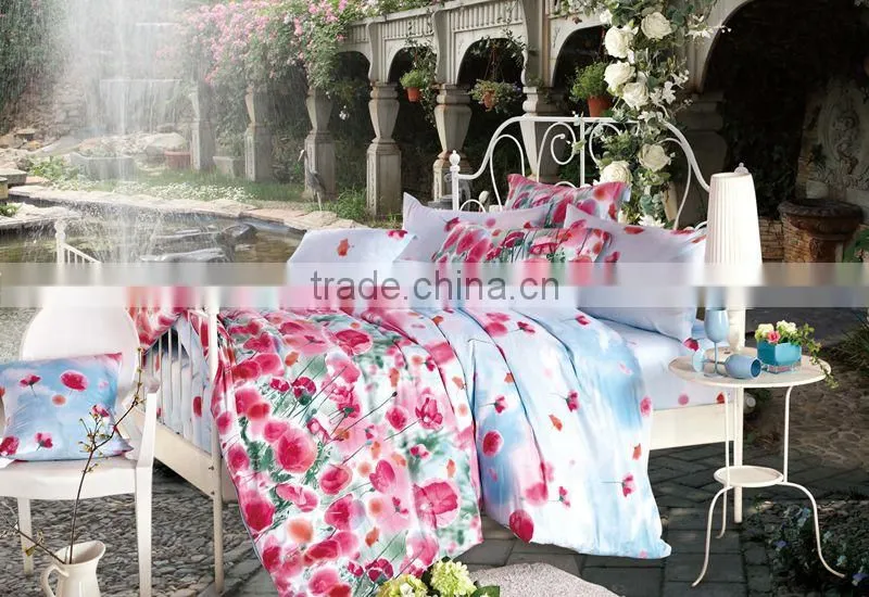 bedding sets pigment print flower designs
