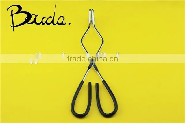 10.5" Hot sell Bouda BBQ food tong with scissors handle BD-K9019