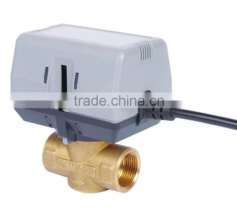 SR5016 electric Two Way Three Wire Motorized On-off Ball Valve