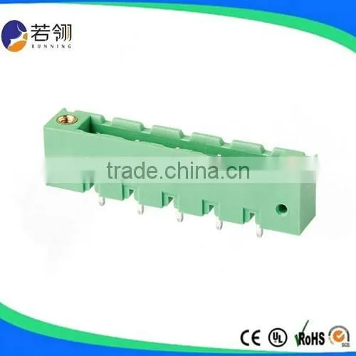 Nut Brass Pluggable Terminal Block Pitch 10.16mm