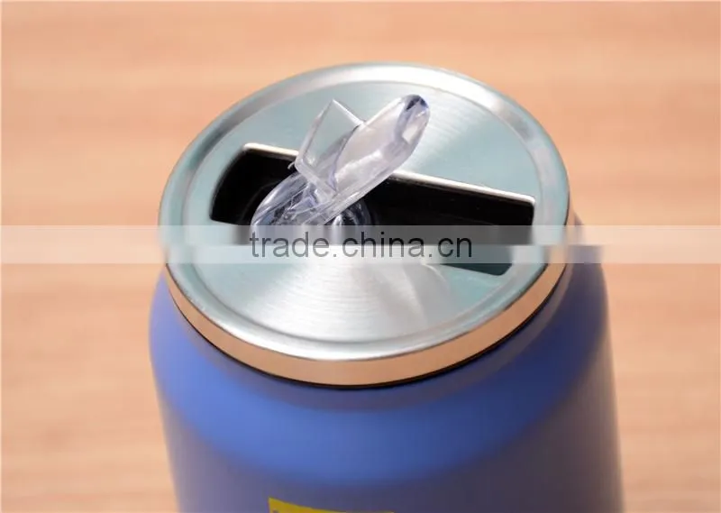 OEM ODM private label water tumbler with straw cola shape bottle subzero water bottle