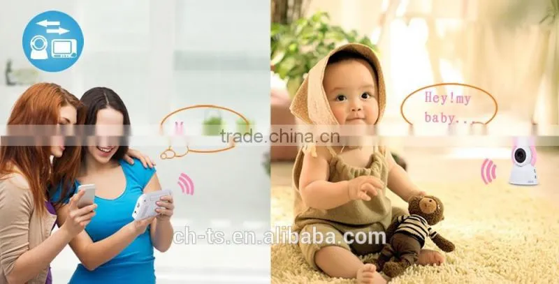 Wireless Digital 3.5" LCD Color Baby Monitor ,2.4GHz Camera Audio Video Infrared Night Vision,Music