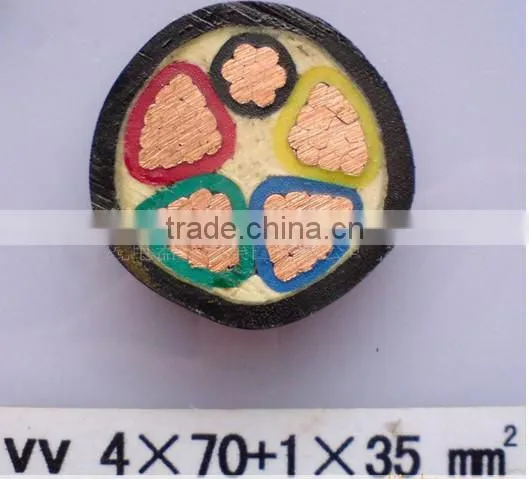 0.6/1kv PVC insulated and sheathed Power Cable/PVC Electric Wire/Electric Cables
