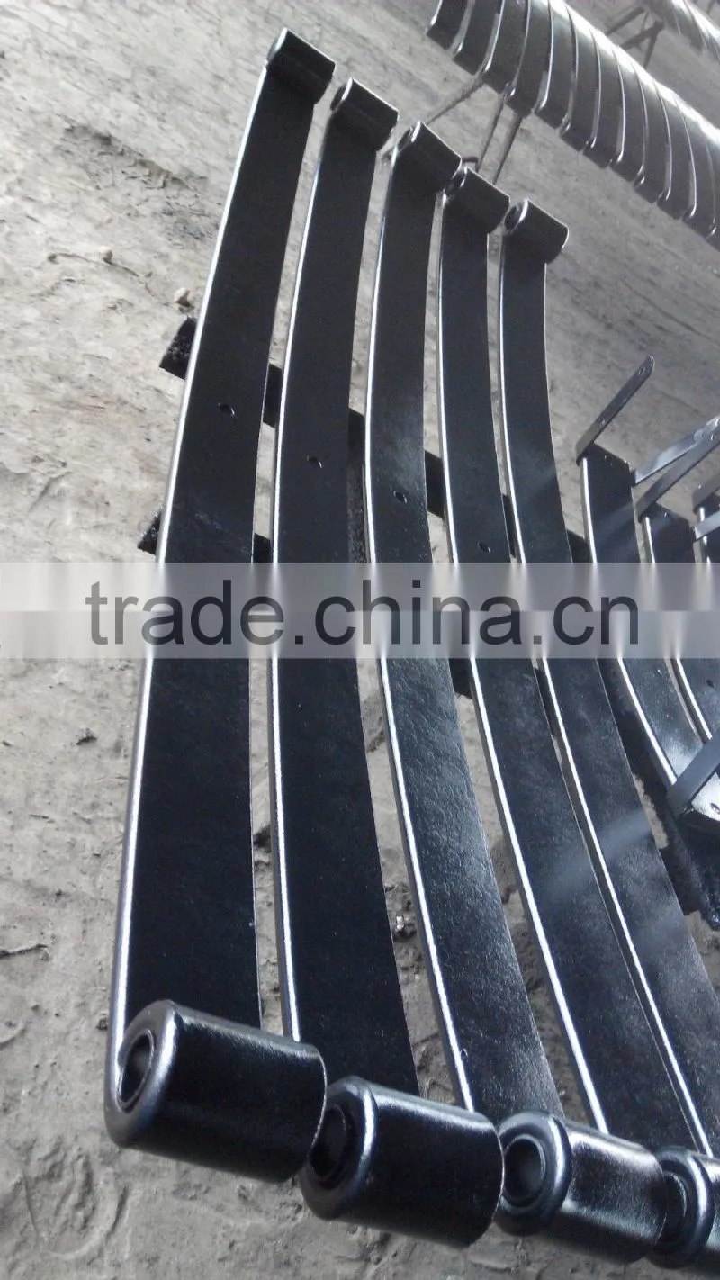 semi trailer parabolic and conventional auto parts leaf spring assembly suspension high quality