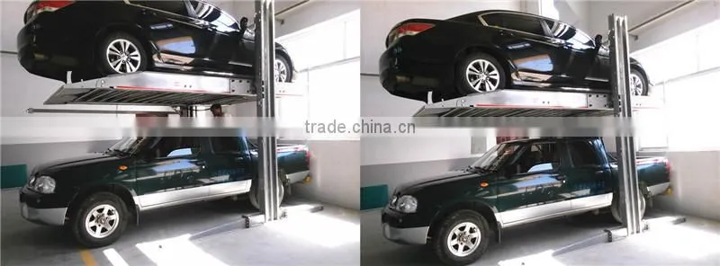 hydraulic two tier lifting,two tier lifting passenger lift,vehicle lifting passenger lift