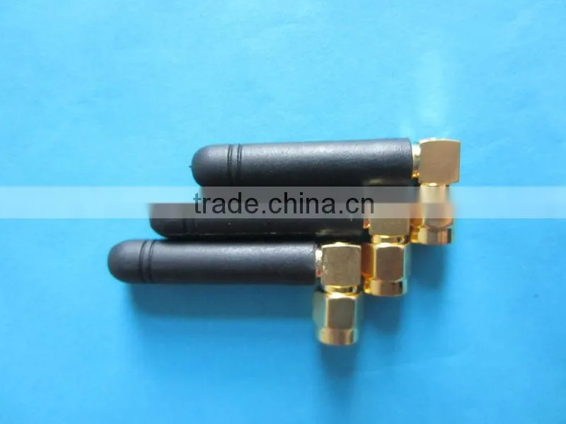 Manufacture free sample 433MHZ dipole rubber whip Antenna