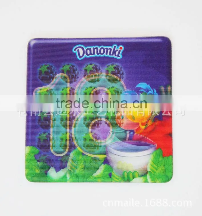 Customized 3d lenticular sticker, lenticular 3d floor sticker, lenticular sticker