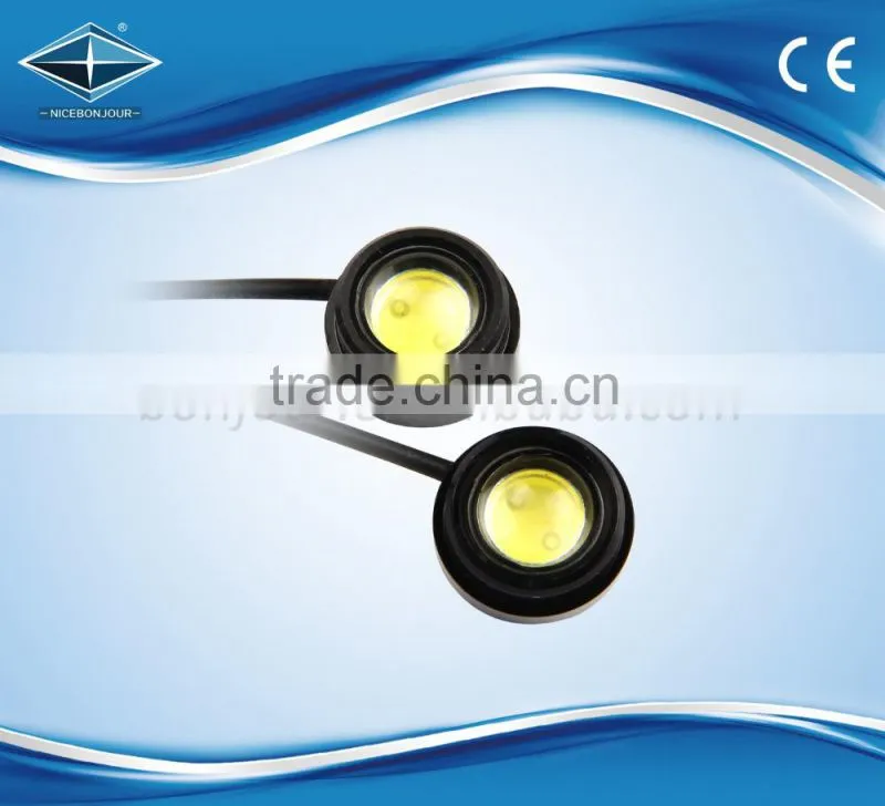 12V led high power 2.5W eagle eyes warterproof daytime running light backup light for auto motorcycle accessories