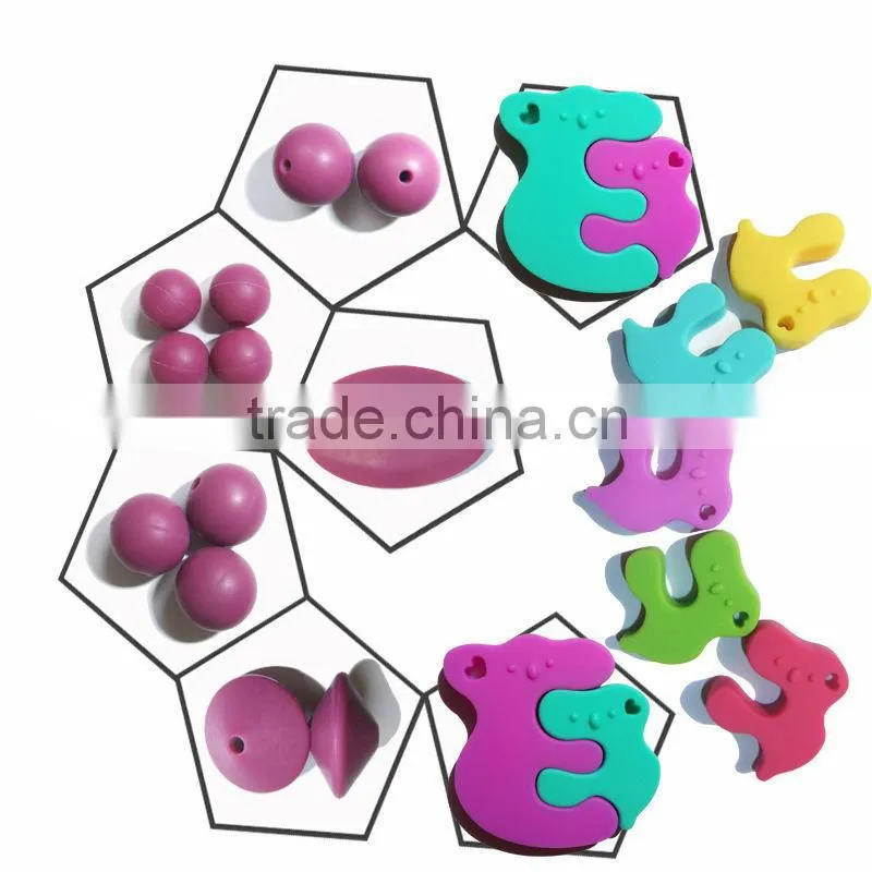 Silicone Teething Necklace with Safe Clasp