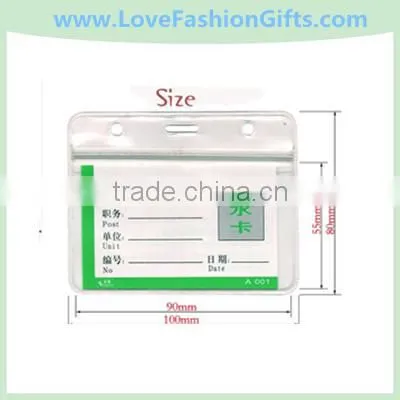 Custom Clear Travel Card Holder/Baggage Holder/Case