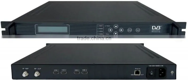 asi to dvb-t converter modulator (ASI IN,DVB-T RF out)
