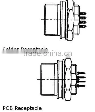 CNT14 Series Minitype Screw Thread Electronic Connectors