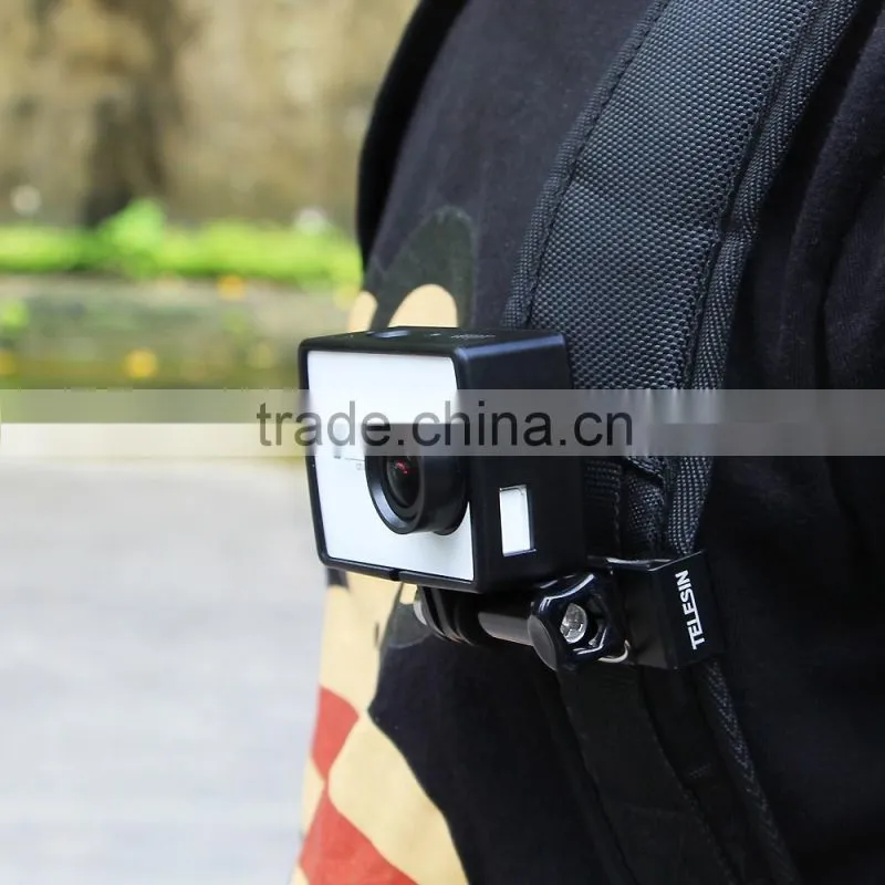 Multiple funtional Aluminum Alloy Hat clip mount for Xiaomi Yi 4K, Backpack clip mount for Xiaoyi