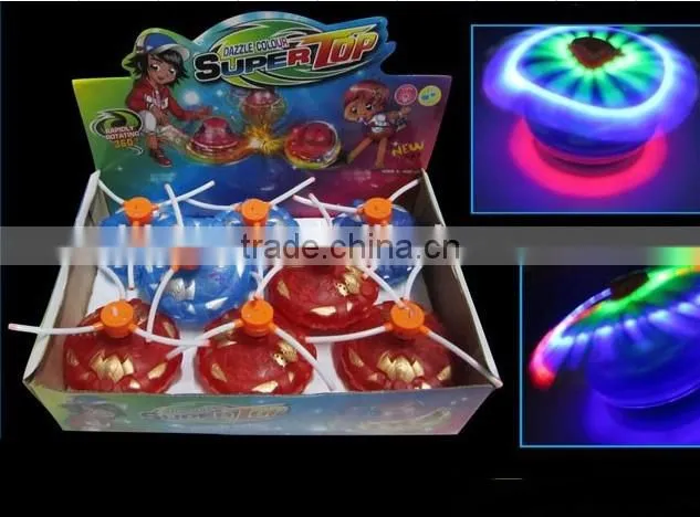 2014 New Funny Flash Battle Spin Top,New Design Spin Top Toy W/ Light & Music,Funny Spin Top