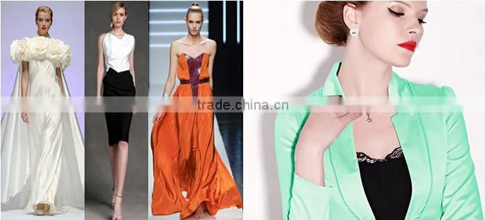 custom purity color chinese 100% pure silk fabric for women cloth