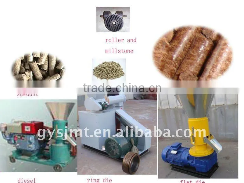 ring-die sawdust pellet mill for sale