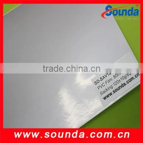 Self adhesive paper stickers one side glossy art paper