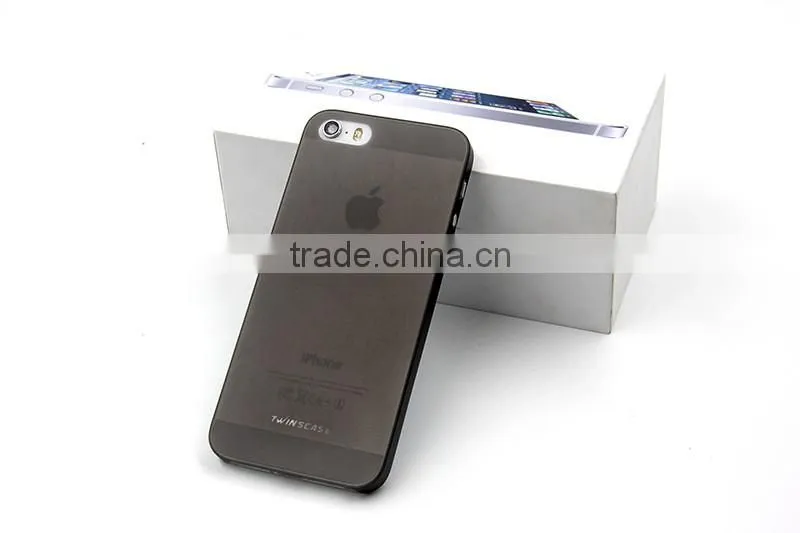 PP cell phone covers for iPhone SE with three sided design