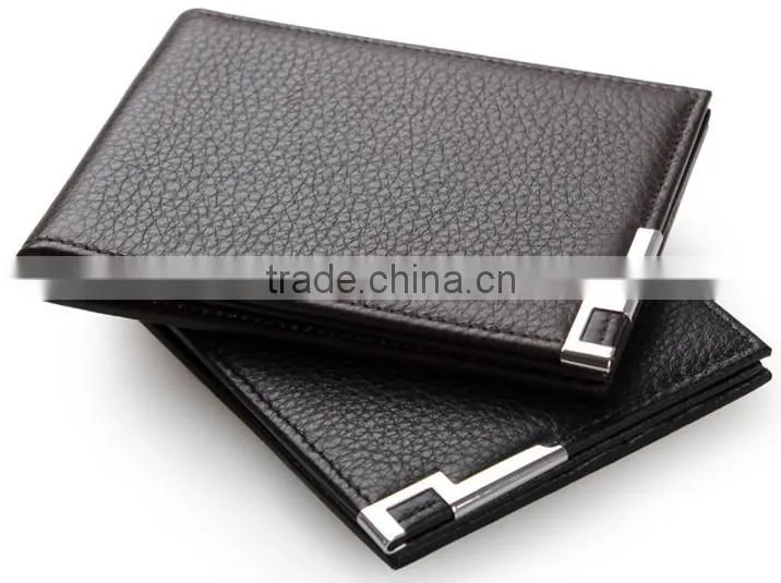 fashional men's genuine leather wallet/leather passport holder/men's genuine leather wallet with multifunctional pocket