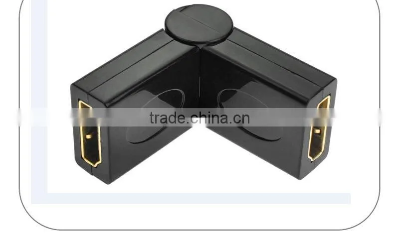 HDMI Male To Female Right Angle 90-360 Degree Adapter