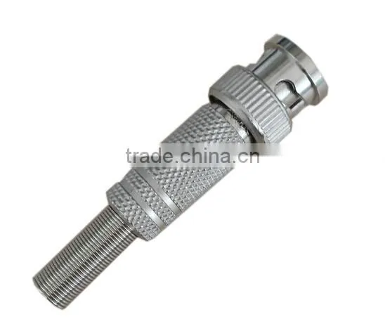 BNC male with spring connector