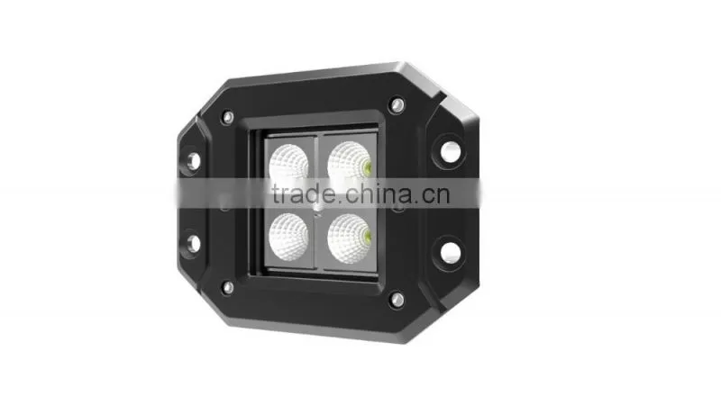 Factory direct offer auto lamp 4.8inch supper bright surface mount C ree 12W motorbike off road LED work lamp