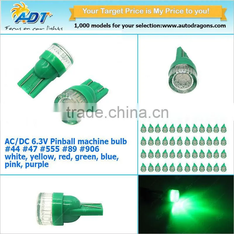 AC DC 6.3V Super Brightness 5630 pinball led lamp with flat Lens