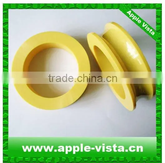 Yellow zirconia wire drawing ring/Zirconia ceramic drawing pulley/Machine guide ring