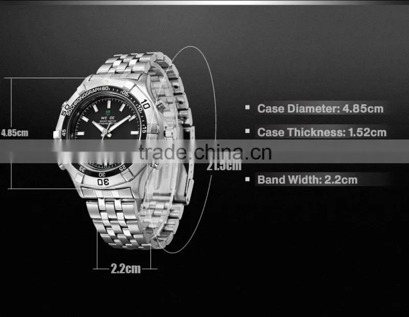 New Arrival 2016 China WEIDE Famous Brand Watch Men Led Display Watch Men Men's Wrist Watch WH905