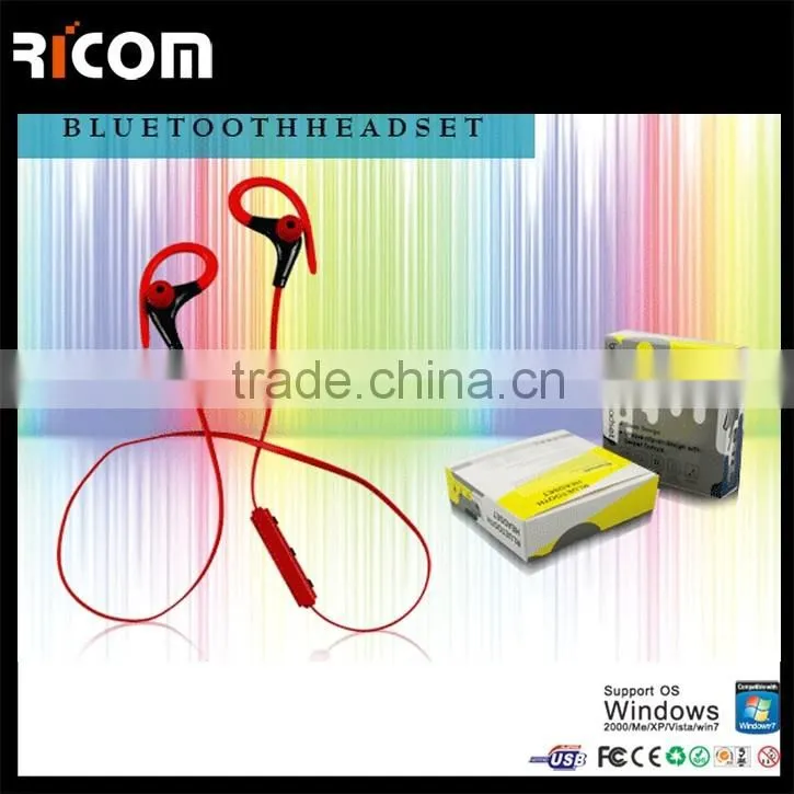 2016 Sport bluetooth earphone with mic,wireless stereo earphone Bluetooth with Factory Offer--BTH-210--Ricom