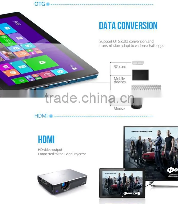 Windows8.1 Quad-core 1.83GHZ tablet pc 10.1 inch tablet ips screen support 64 GB SD card slot