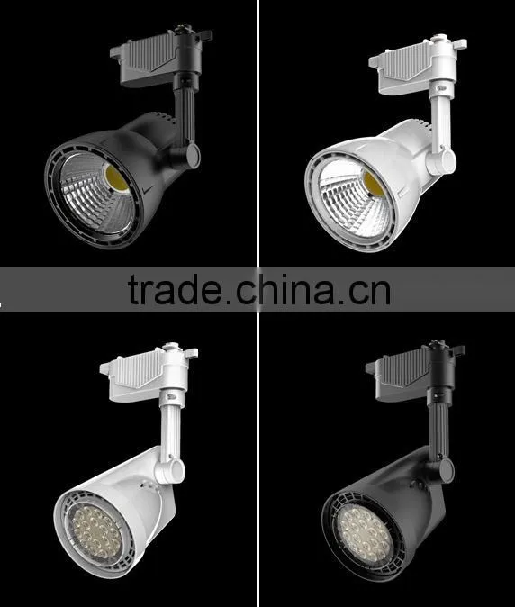 Guangzhou Matt led track light COB 40W high CRI shop window led track light fixtures