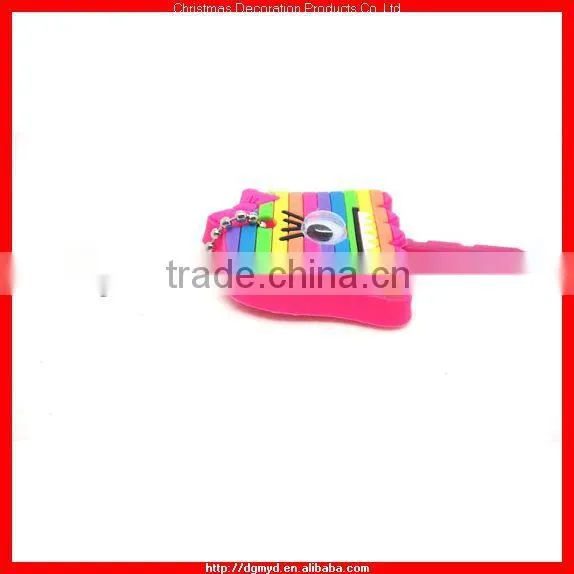 Double side 3D rubber PVC key toppers (MYD-0923)