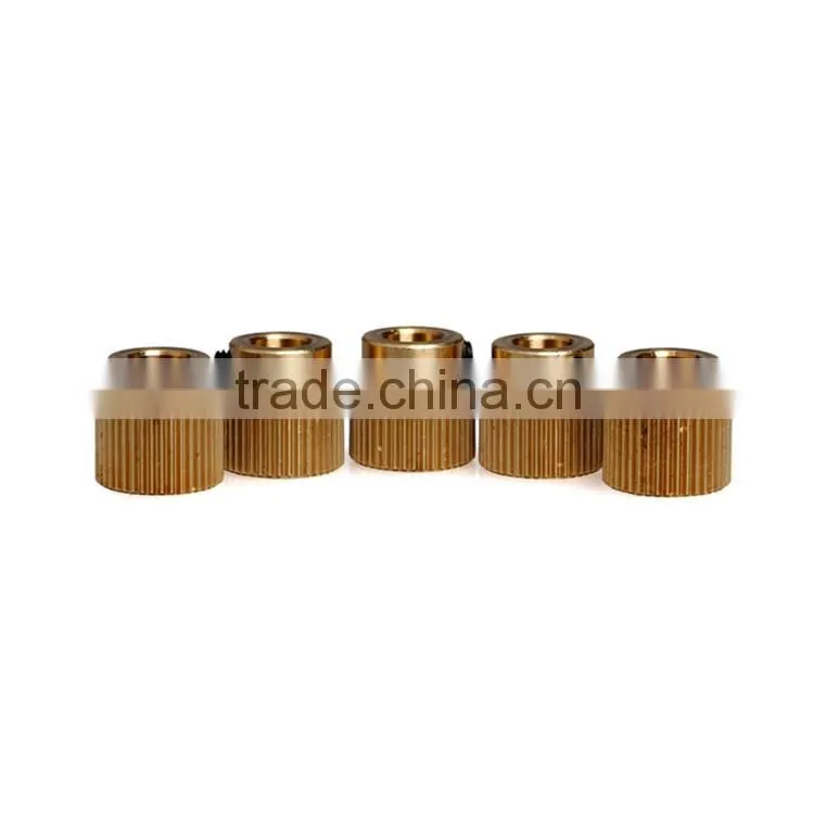 3D Printer Jewelry Parts 40 Tooth Extruder Filament Drive Gear for MK8 Makerbot Printers Brass Gear